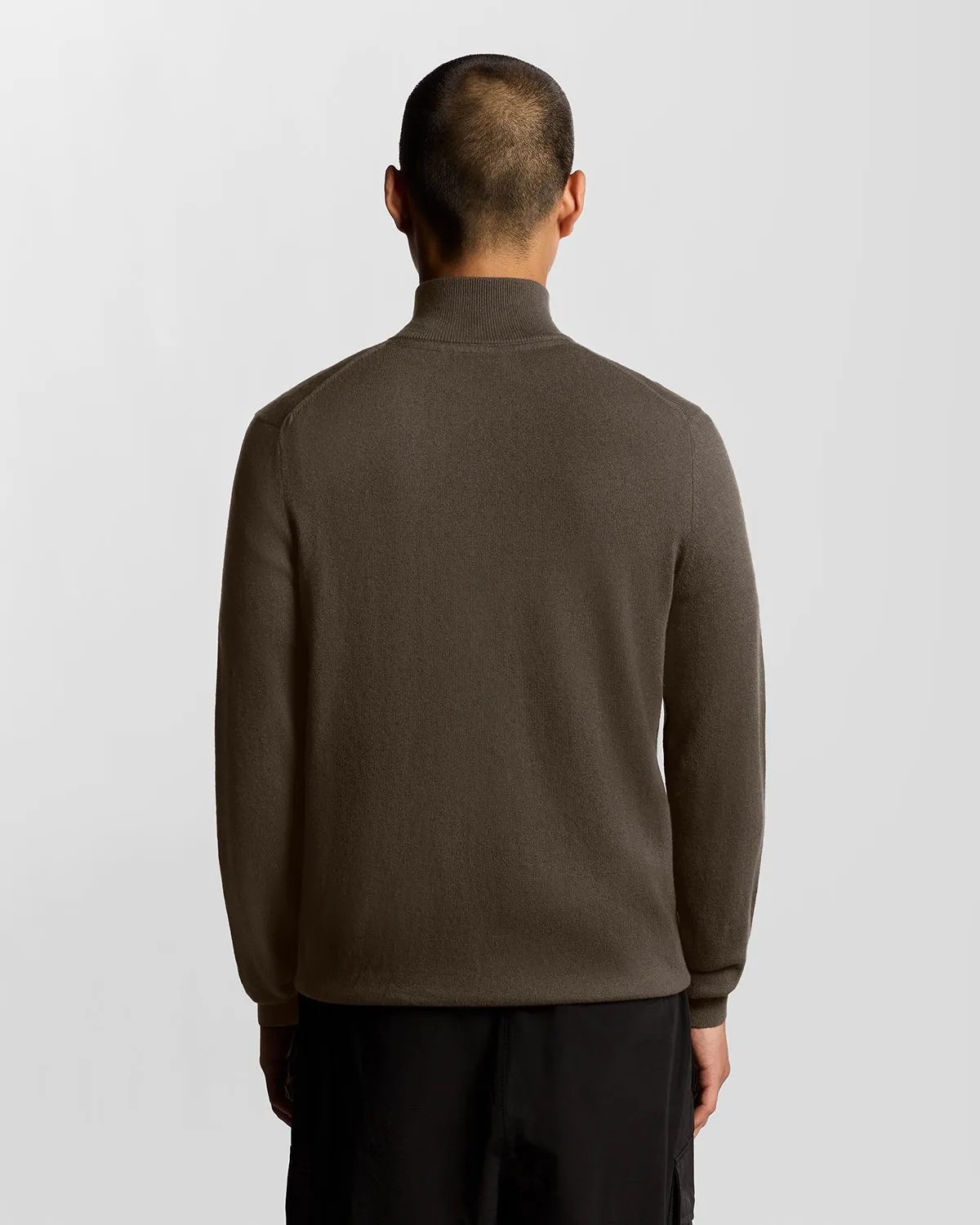 Cotton Merino 1/4 Zip Jumper sold by Lyle & Scott product image thumbnail 4