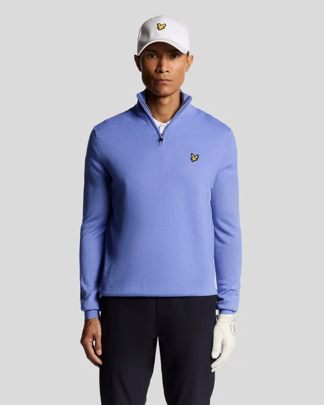 Golf 1/4 Zip Wool Blend Jumper sold by Lyle & Scott
