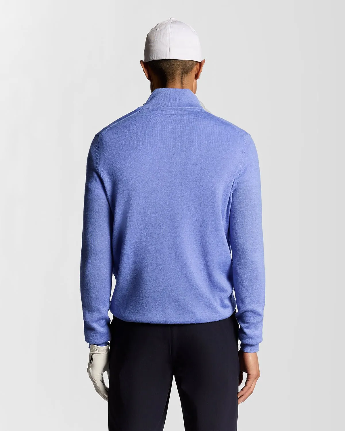 1/4 Zip Wool Blend Jumper sold by Lyle & Scott product image thumbnail 4