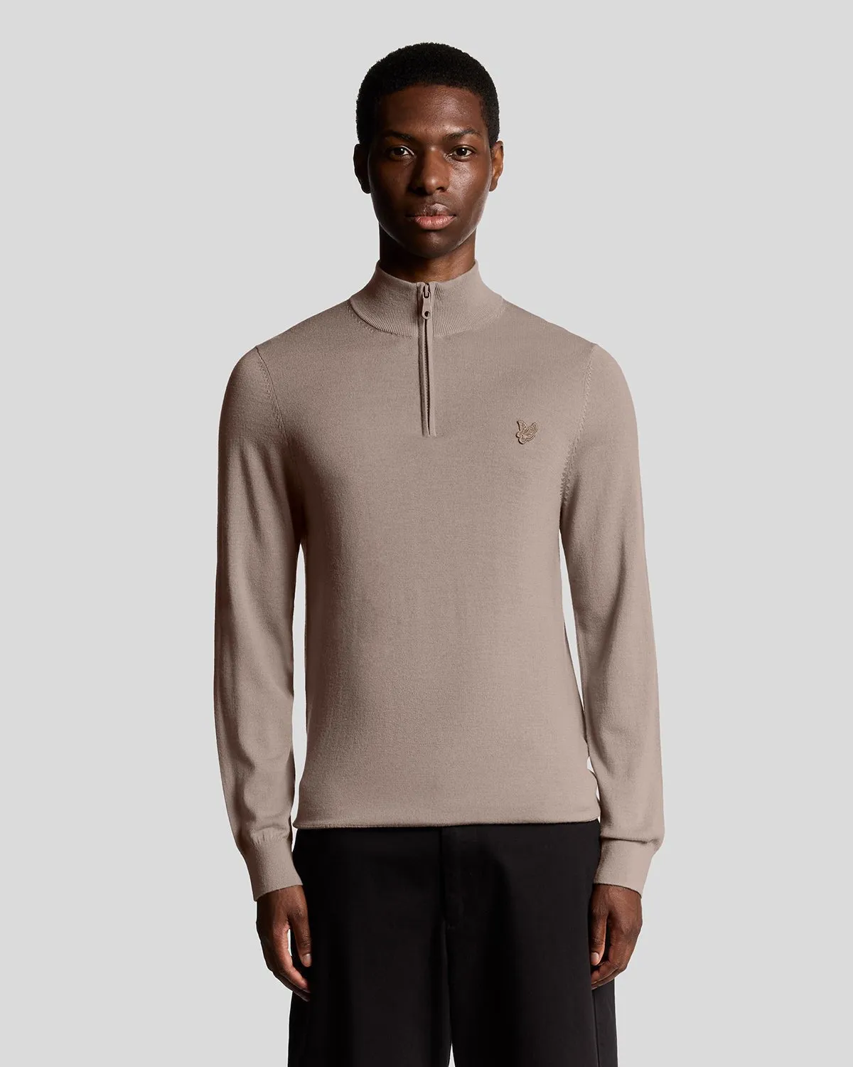 Merino Wool 1/4 Zip Jumper sold by Lyle & Scott
