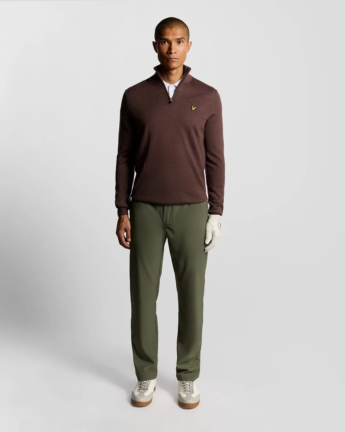 1/4 Zip Wool Blend Jumper sold by Lyle & Scott product image thumbnail 2