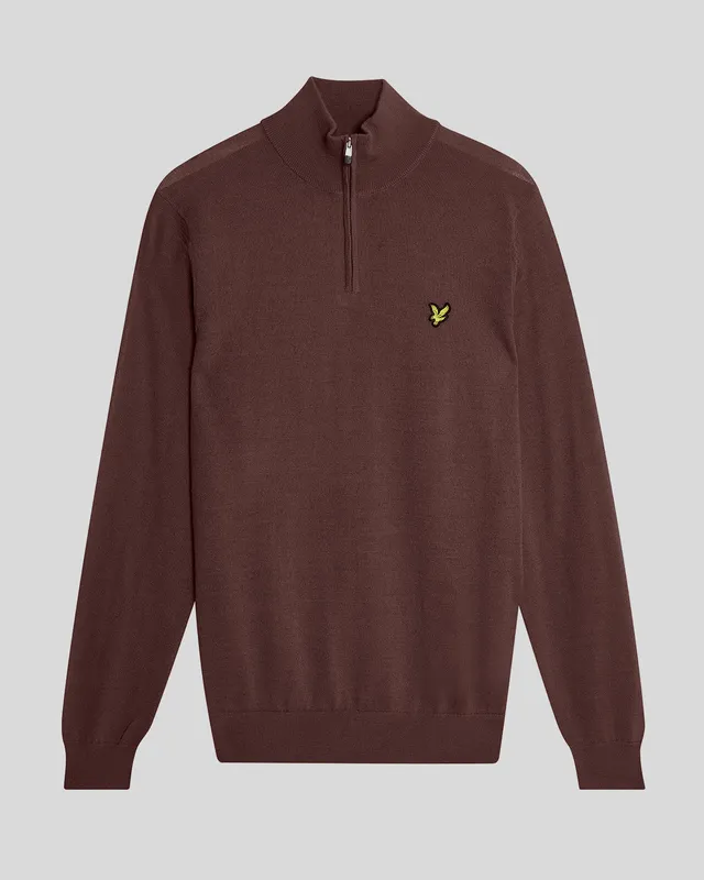 1/4 Zip Wool Blend Jumper sold by Lyle & Scott product image thumbnail 5