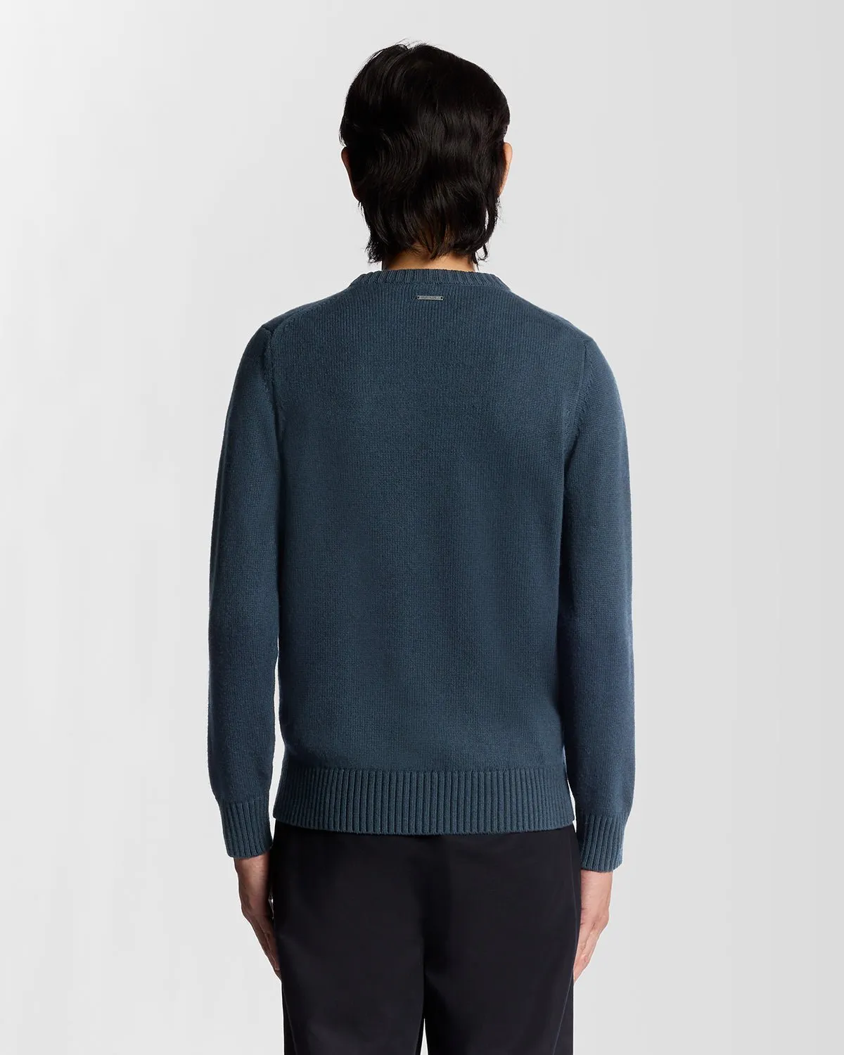 Wool Blend Crew Neck Jumper sold by Lyle & Scott product image thumbnail 4