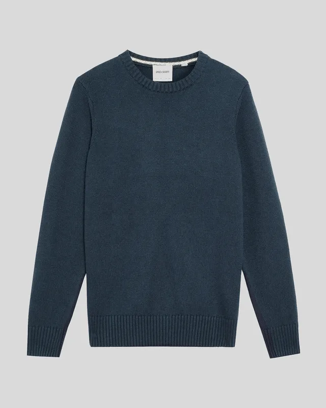 Wool Blend Crew Neck Jumper sold by Lyle & Scott product image thumbnail 5