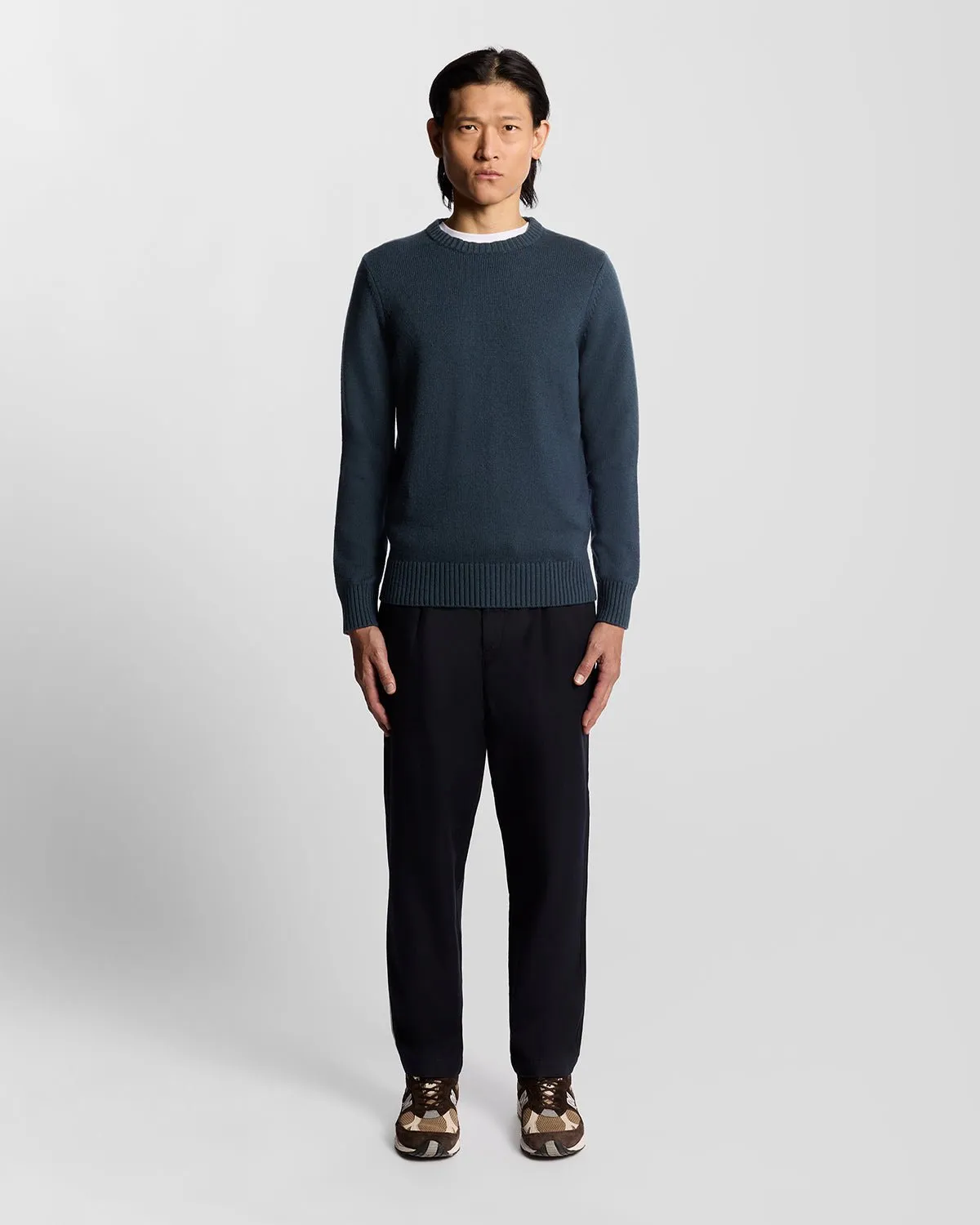 Wool Blend Crew Neck Jumper sold by Lyle & Scott product image thumbnail 2
