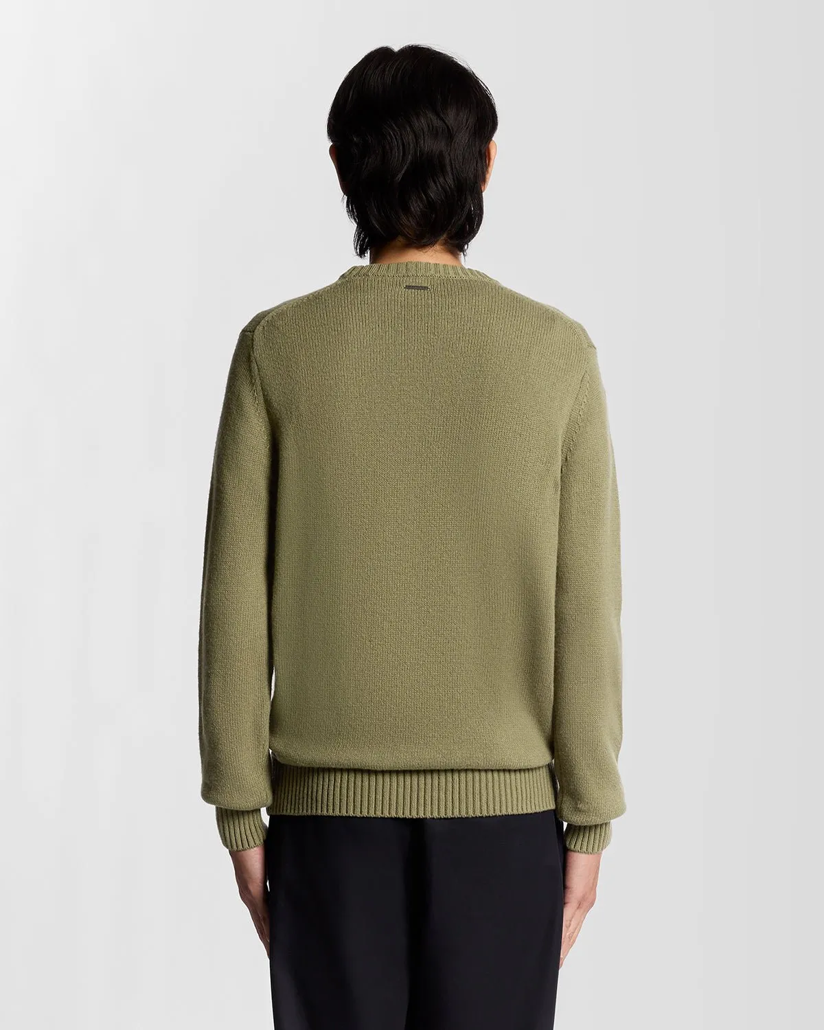 Wool Blend Crew Neck Jumper sold by Lyle & Scott product image thumbnail 4