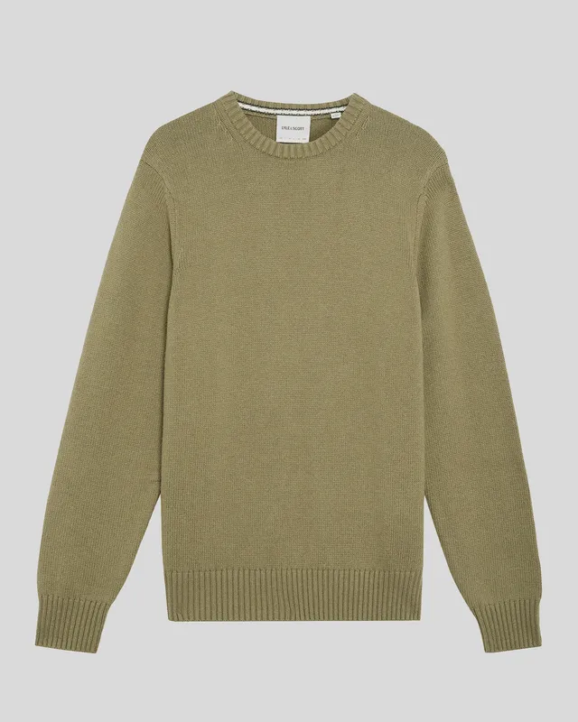 Wool Blend Crew Neck Jumper sold by Lyle & Scott product image thumbnail 5