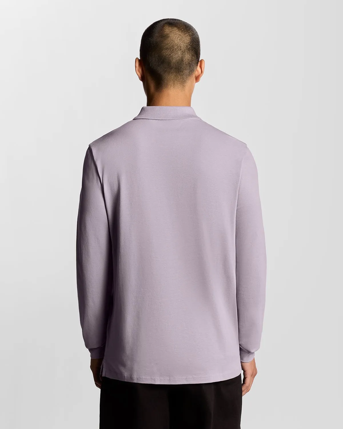 Long Sleeve Cotton Polo Shirt sold by Lyle & Scott product image thumbnail 4