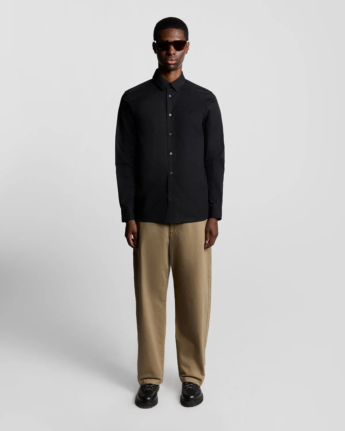 Stretch Fabric Poplin Shirt sold by Lyle & Scott product image thumbnail 2