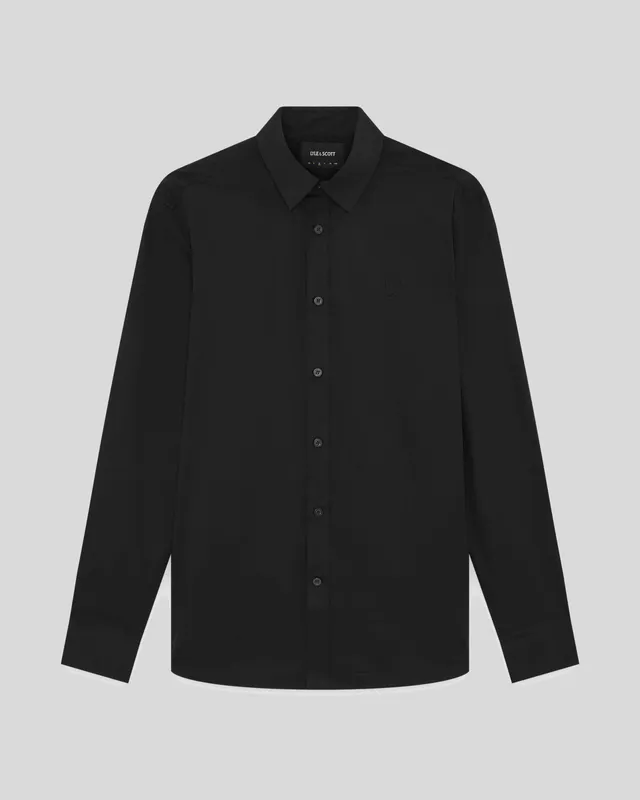Stretch Fabric Poplin Shirt sold by Lyle & Scott product image thumbnail 5