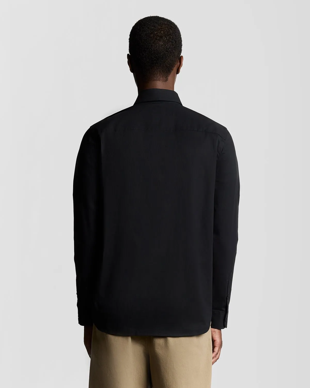 Stretch Fabric Poplin Shirt sold by Lyle & Scott product image thumbnail 4