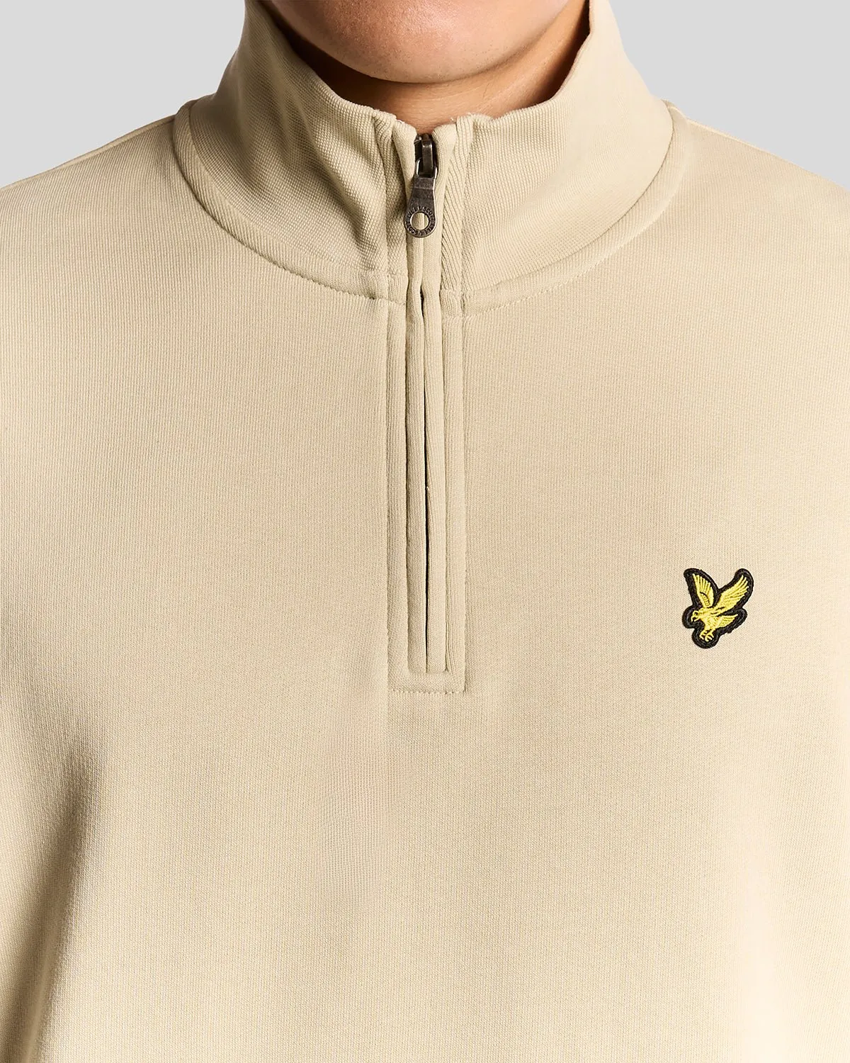 Cotton Loopback 1/4 Zip Sweatshirt sold by Lyle & Scott product image thumbnail 3