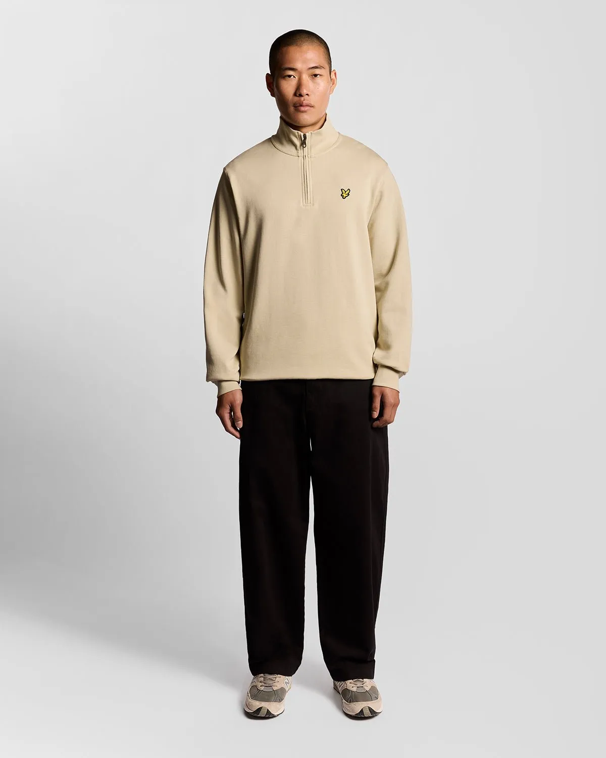 Cotton Loopback 1/4 Zip Sweatshirt sold by Lyle & Scott product image thumbnail 2