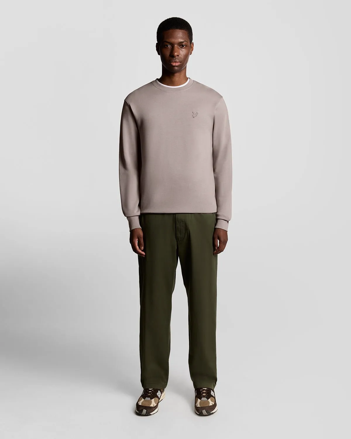 Superfine Cotton Crew Neck Sweatshirt sold by Lyle & Scott product image thumbnail 2