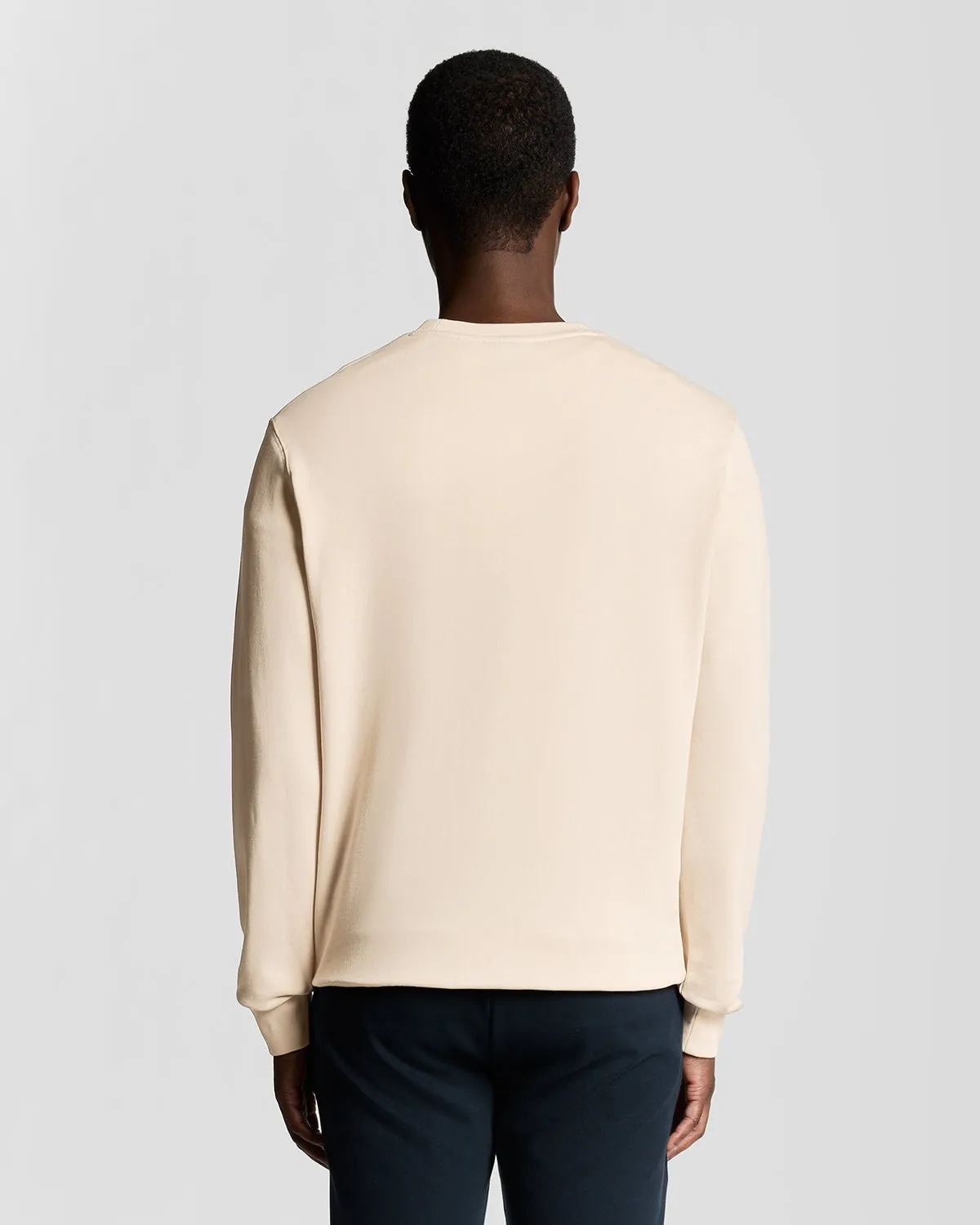 Superfine Cotton Crew Neck Sweatshirt sold by Lyle & Scott product image thumbnail 4