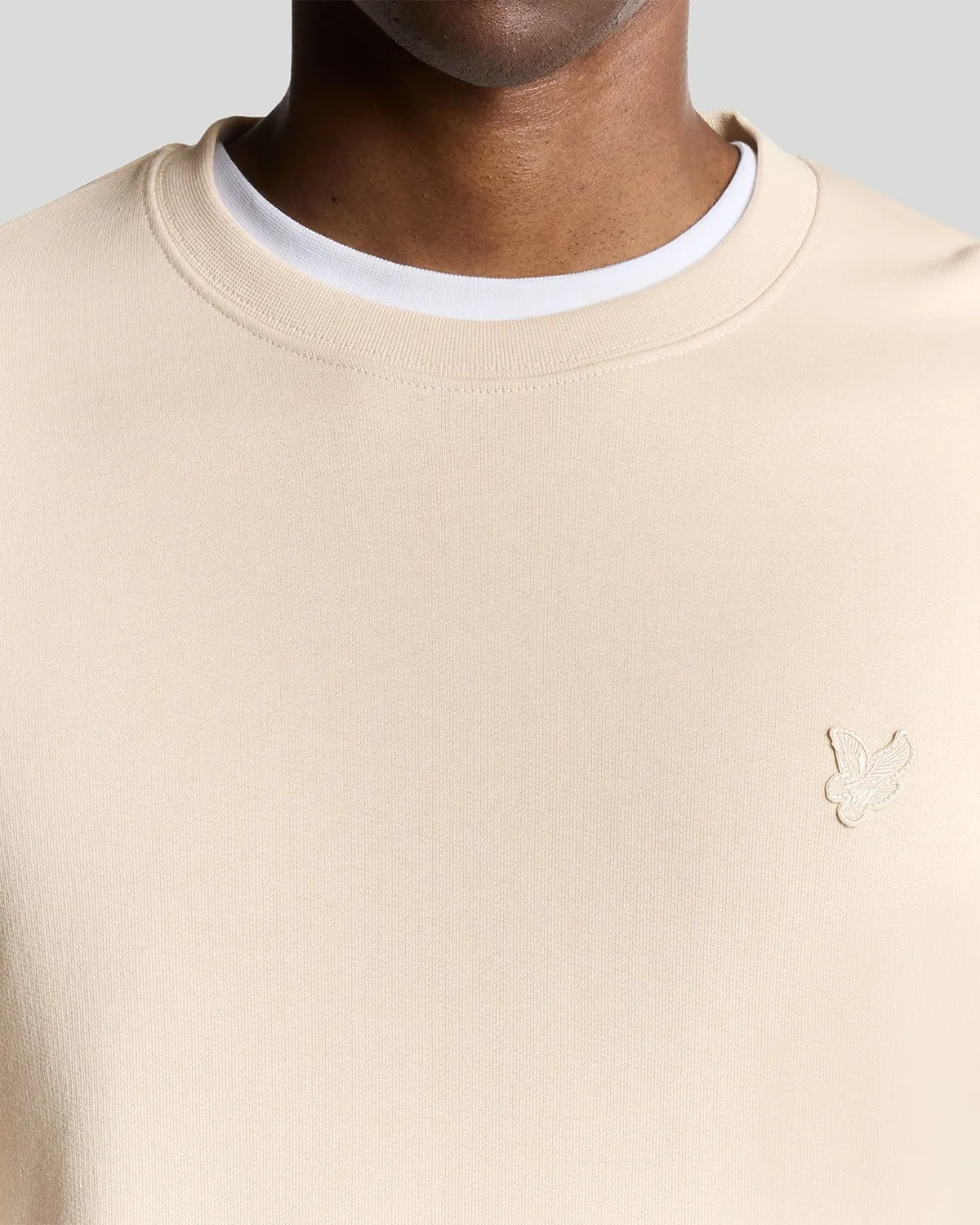 Superfine Cotton Crew Neck Sweatshirt sold by Lyle & Scott product image thumbnail 3