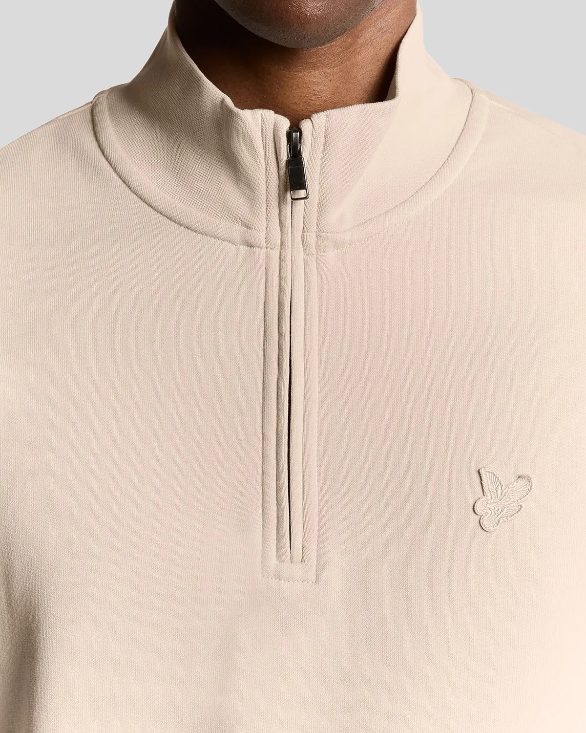Superfine Cotton 1/4 Zip Sweatshirt sold by Lyle & Scott product image thumbnail 3