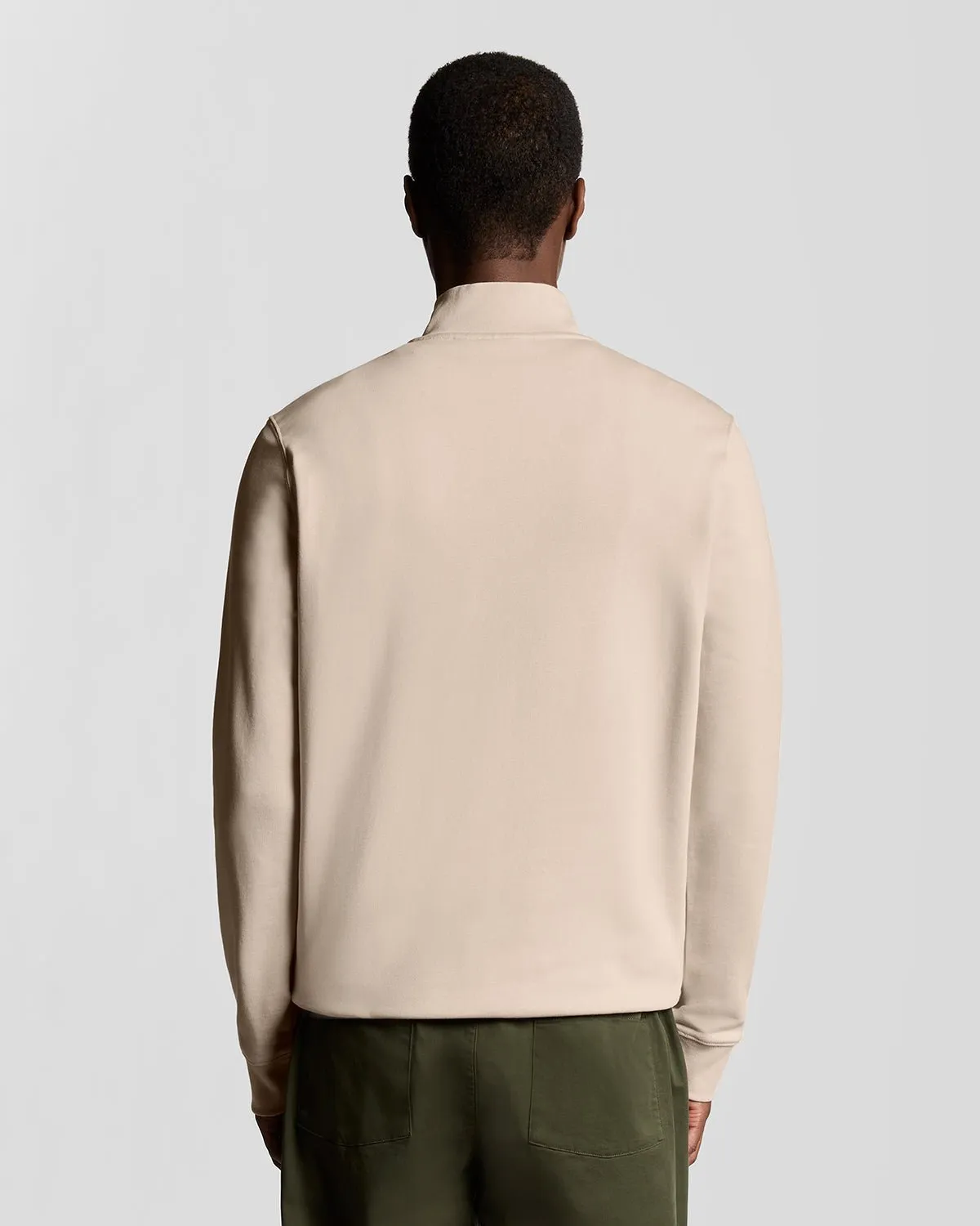 Superfine Cotton 1/4 Zip Sweatshirt sold by Lyle & Scott product image thumbnail 4