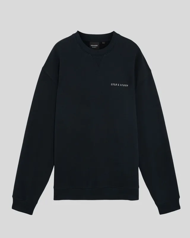 Script Brushback Fleece Sweatshirt sold by Lyle & Scott product image thumbnail 5