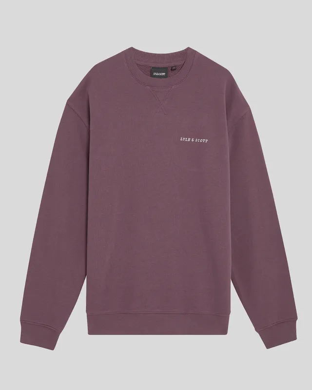 Script Brushback Fleece Sweatshirt sold by Lyle & Scott product image thumbnail 5