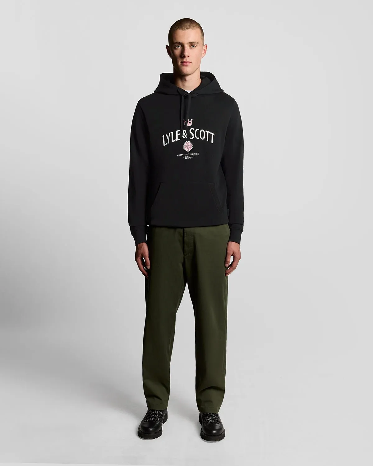 Cheers Graphic Loopback Hoodie sold by Lyle & Scott product image thumbnail 2