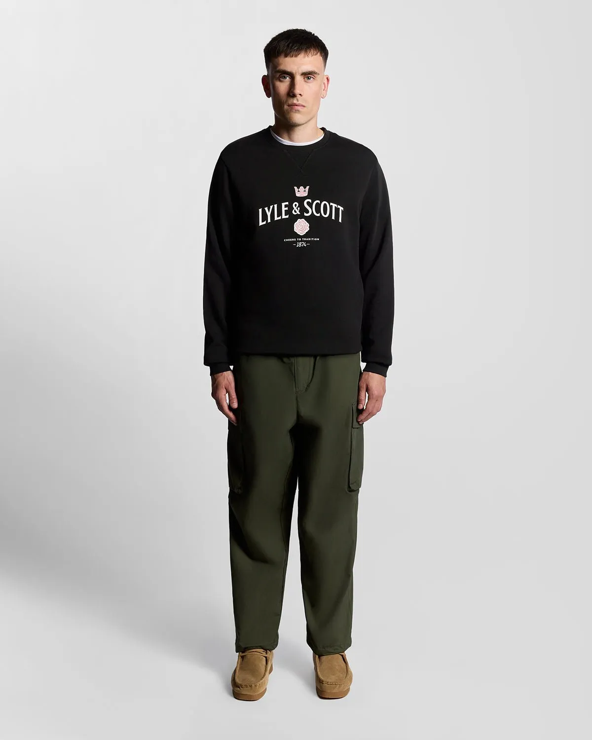 Cheers Graphic Crew Neck Sweatshirt sold by Lyle & Scott product image thumbnail 2