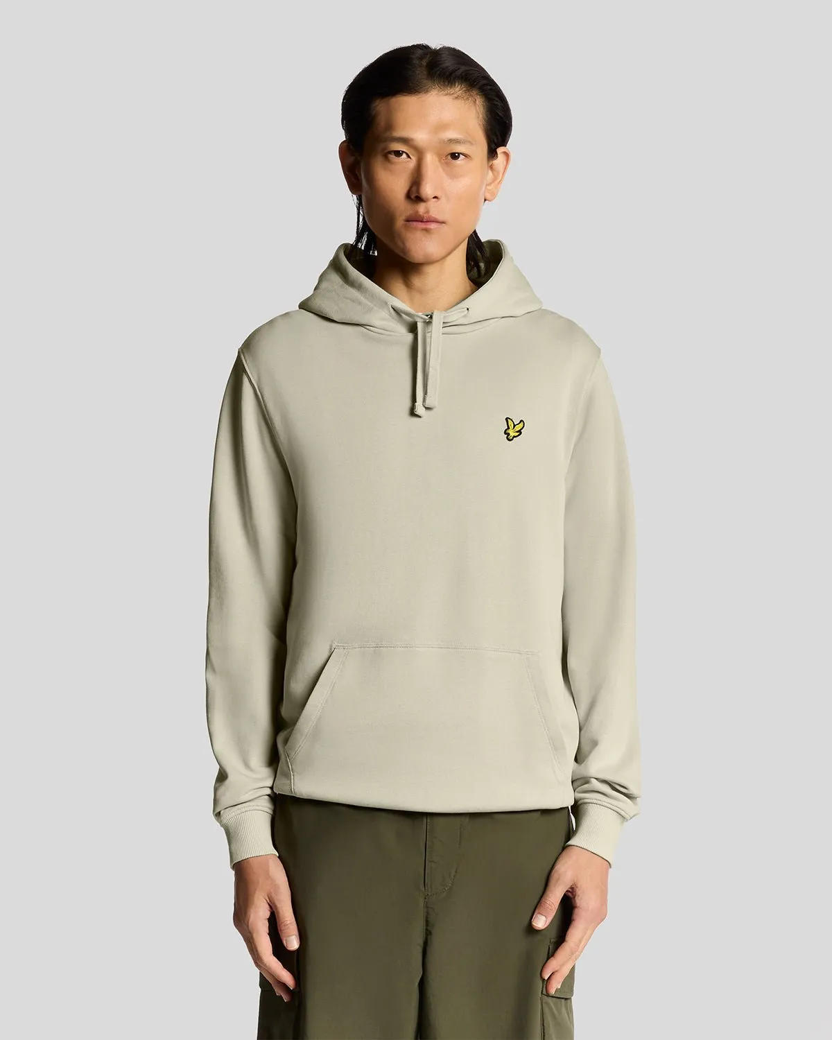 Loopback Cotton Hoodie sold by Lyle & Scott