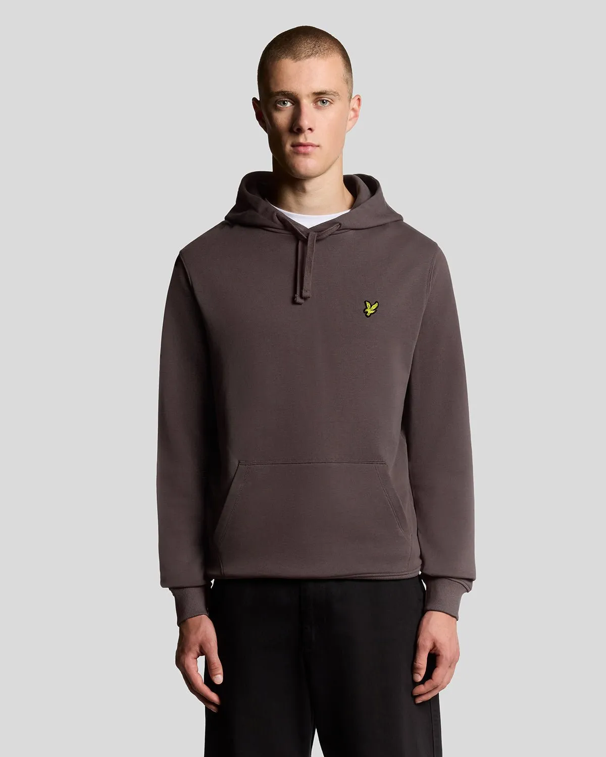Loopback Cotton Hoodie sold by Lyle & Scott