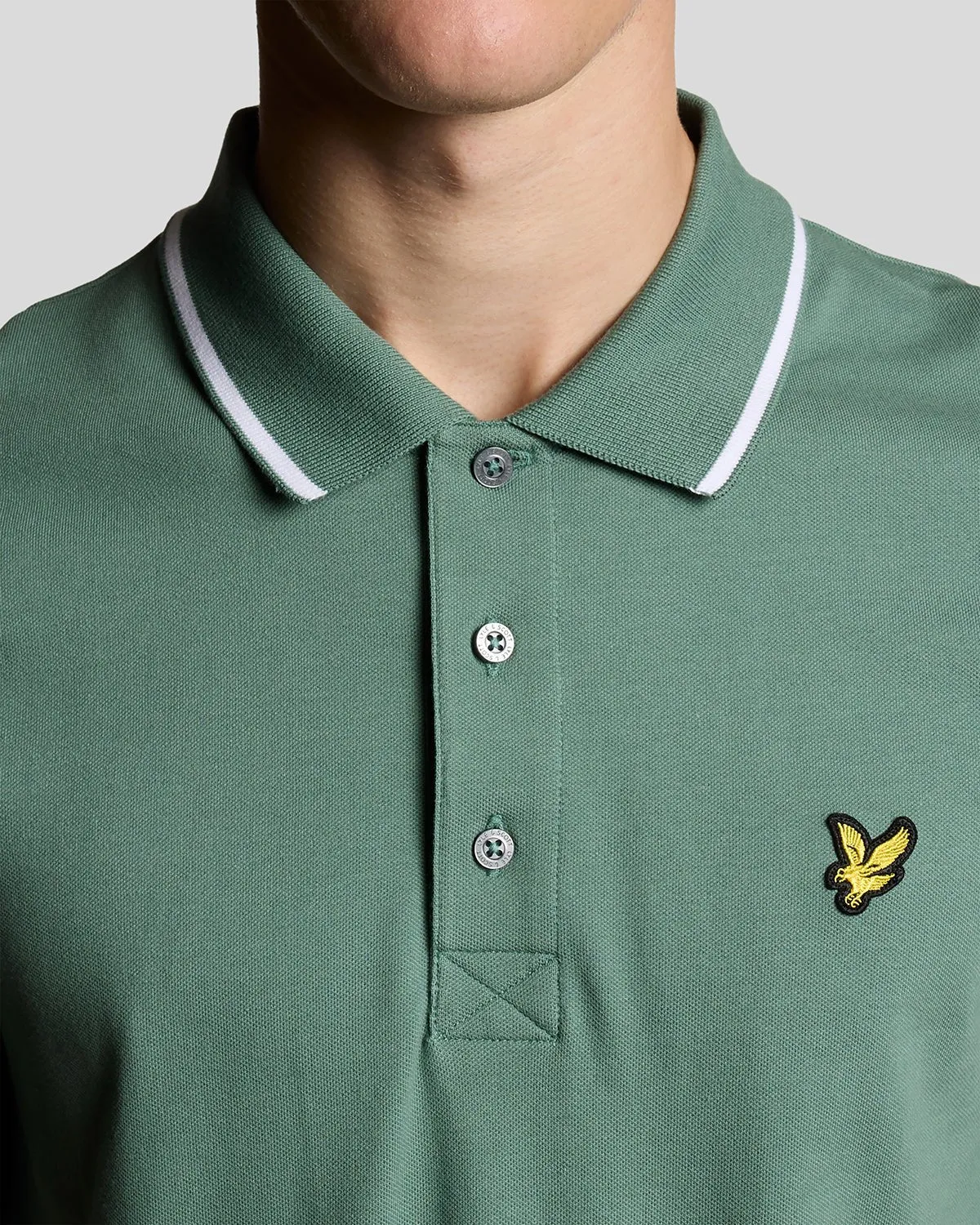 Tipped Polo Shirt sold by Lyle & Scott product image thumbnail 3