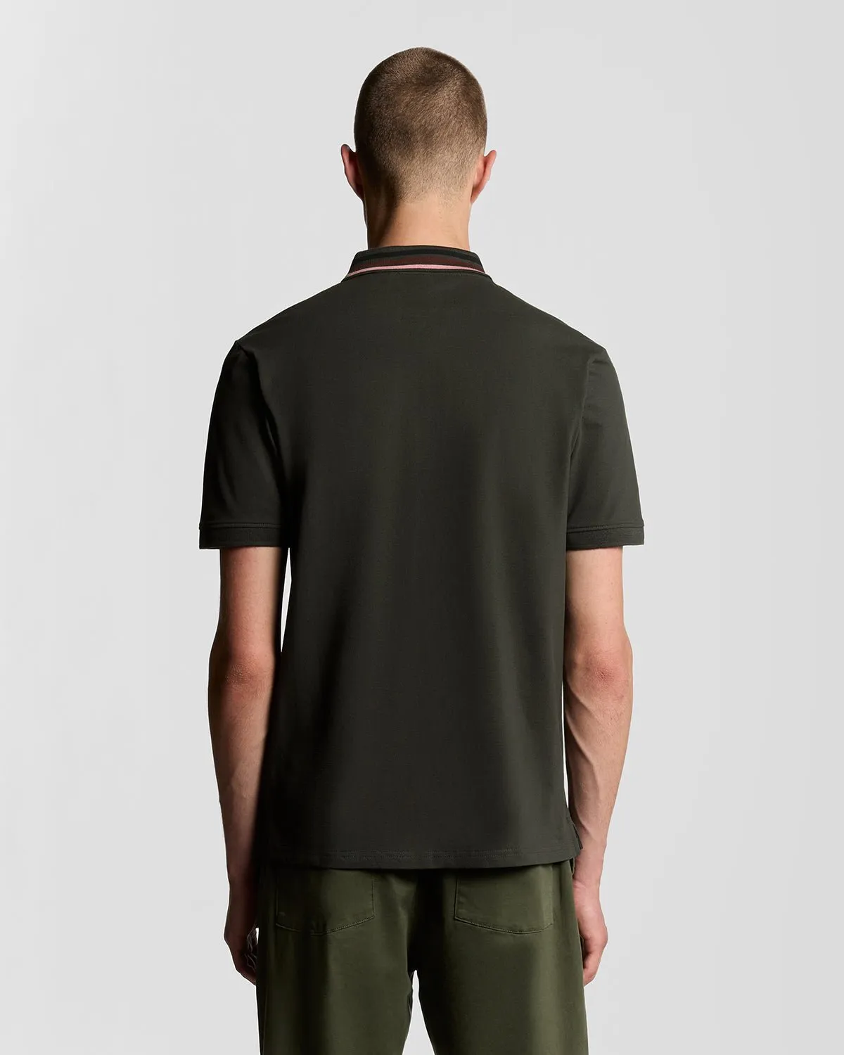 Striped Tipped Polo Shirt sold by Lyle & Scott product image thumbnail 4