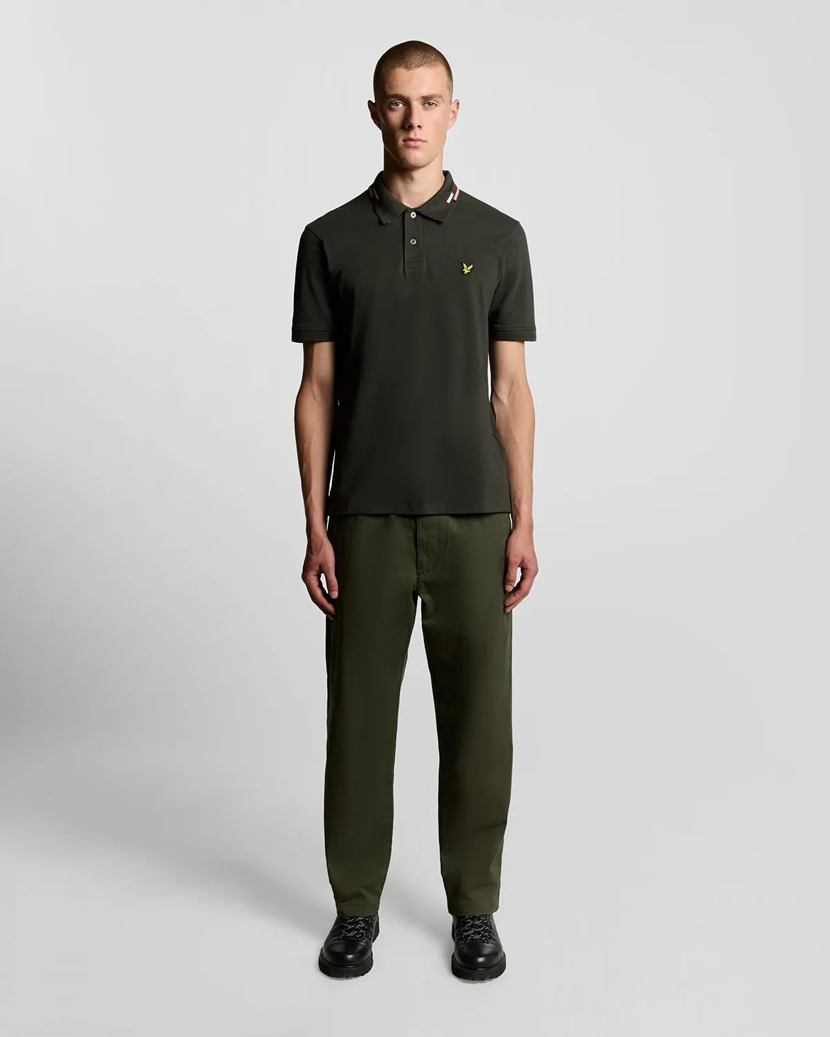 Striped Tipped Polo Shirt sold by Lyle & Scott product image thumbnail 2