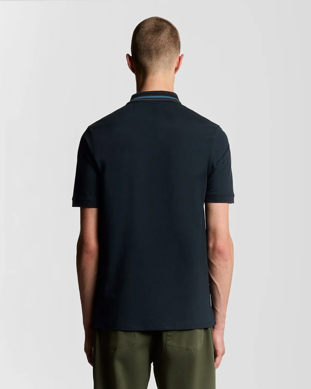 Striped Tipped Polo Shirt sold by Lyle & Scott product image thumbnail 4