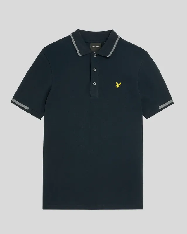 Birdseye Tipped Polo Shirt sold by Lyle & Scott product image thumbnail 5