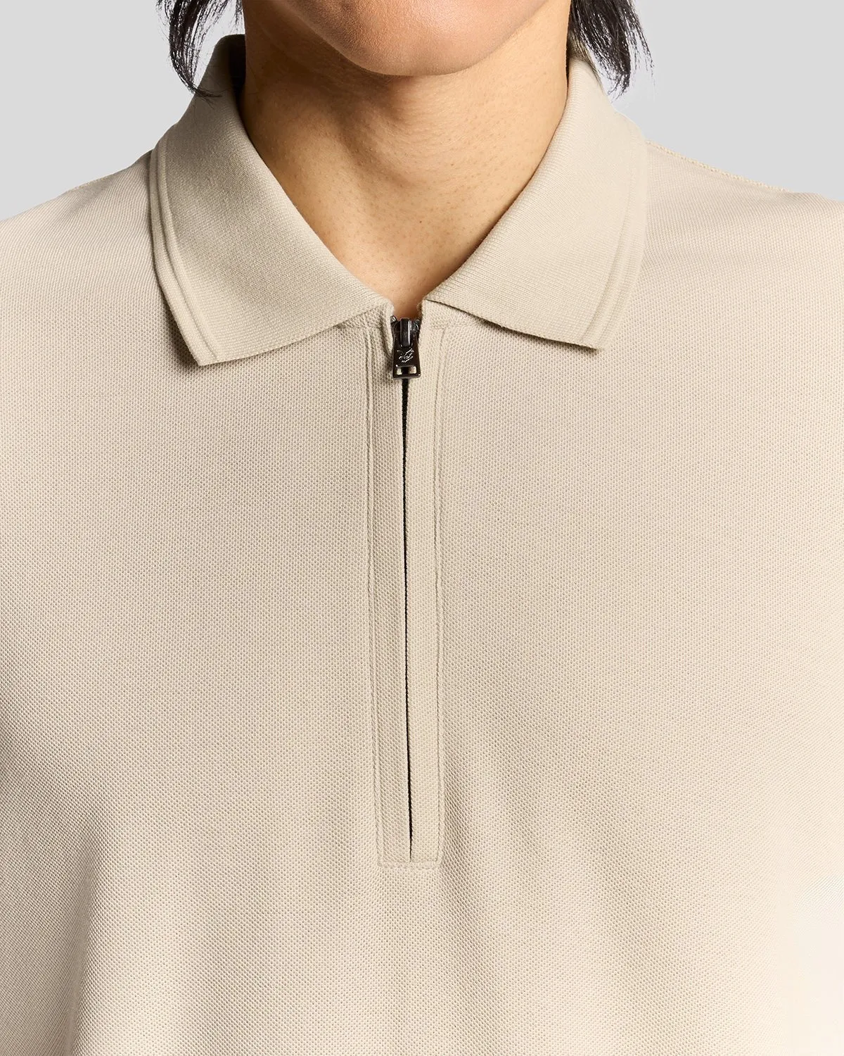 Ottoman Half Zip Polo Shirt sold by Lyle & Scott product image thumbnail 3