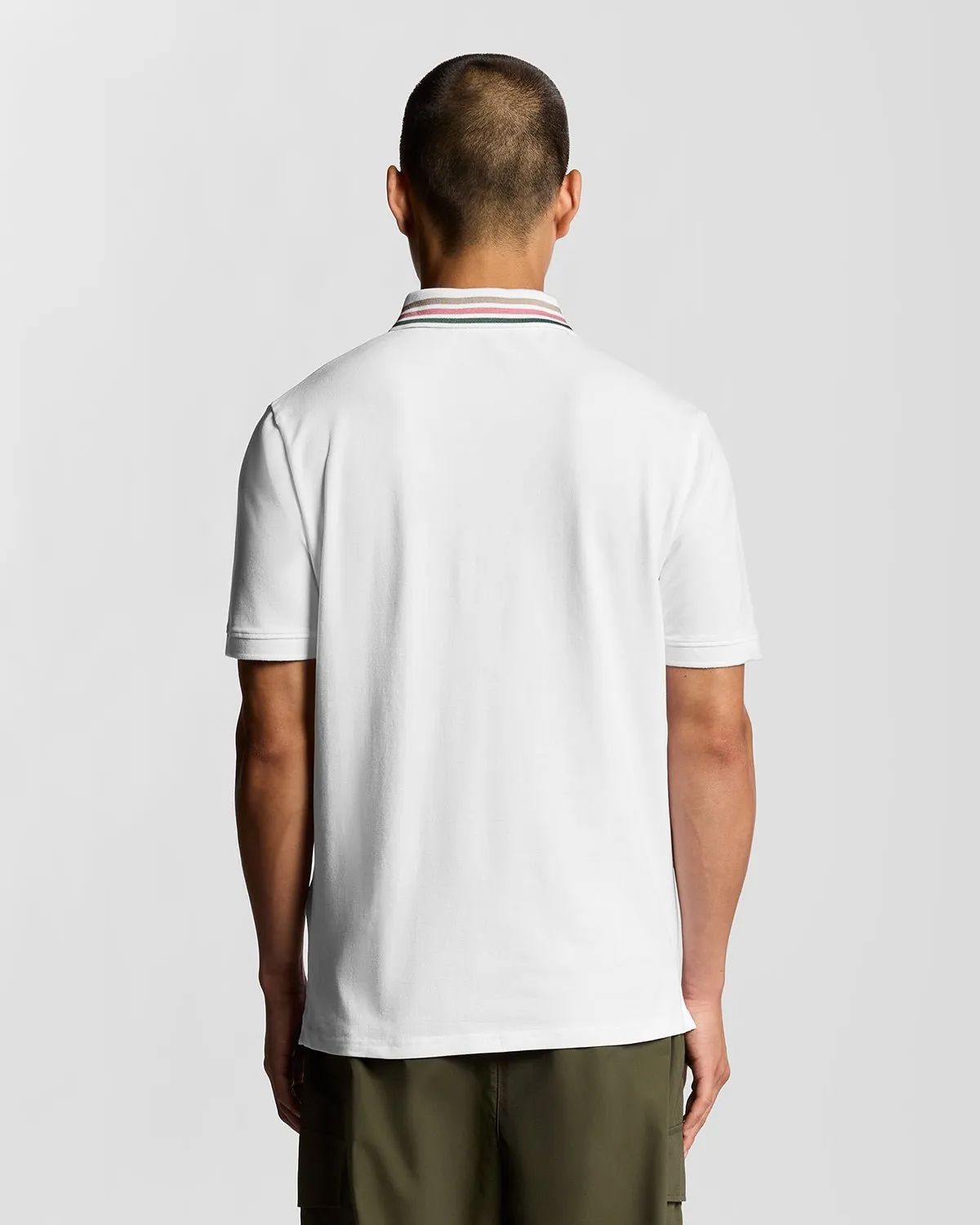 Striped Tipped Polo Shirt sold by Lyle & Scott product image thumbnail 4