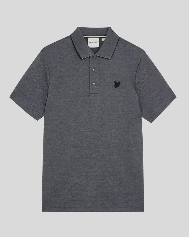 Two Tone Pique Polo Shirt sold by Lyle & Scott product image thumbnail 5