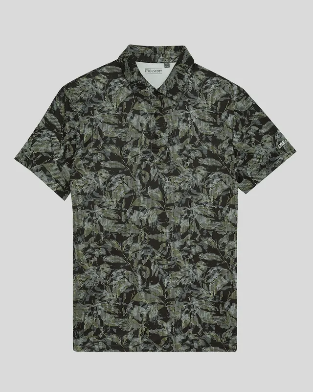 Digital Floral Polo Shirt sold by Lyle & Scott product image thumbnail 5