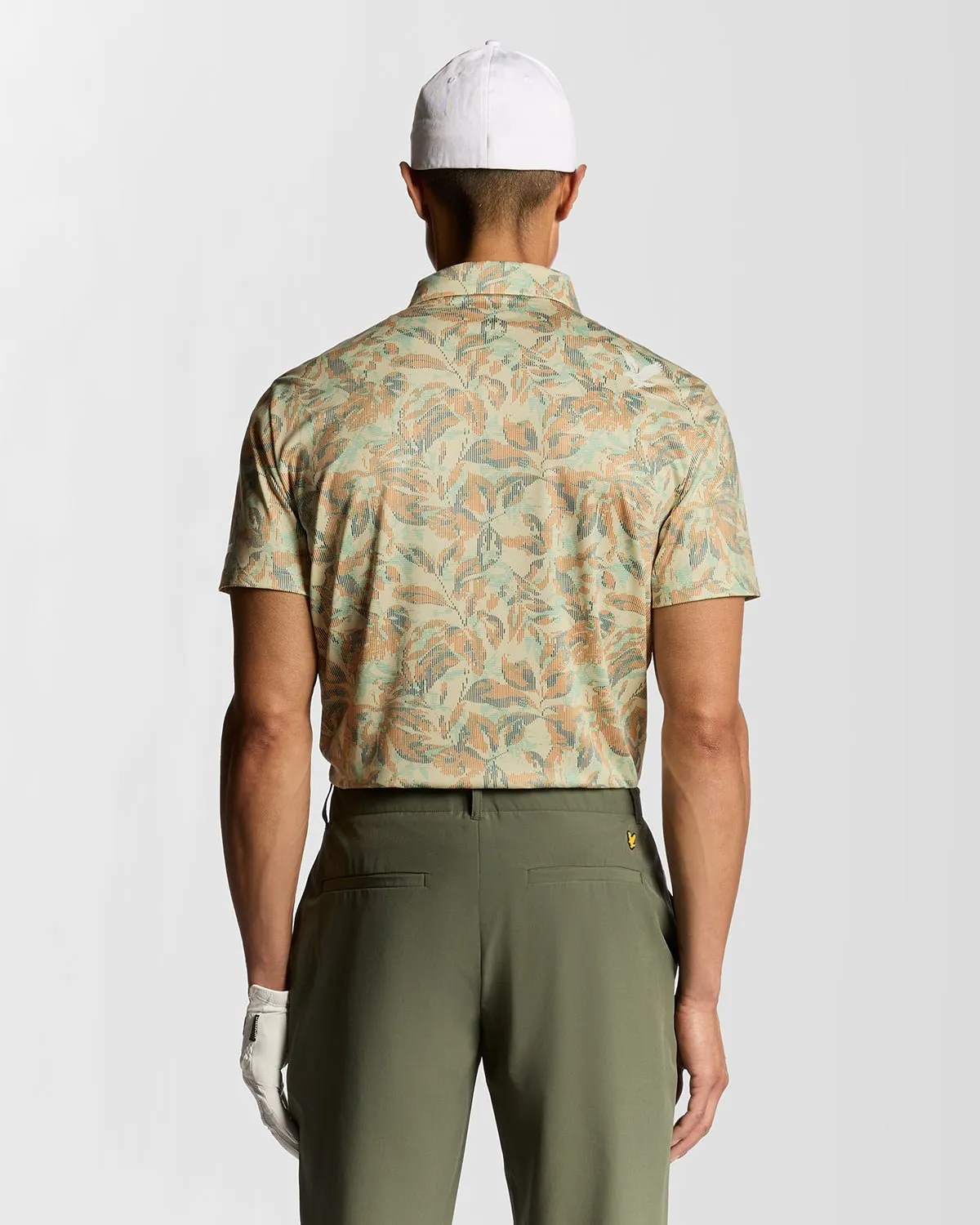 Digital Floral Polo Shirt sold by Lyle & Scott product image thumbnail 4