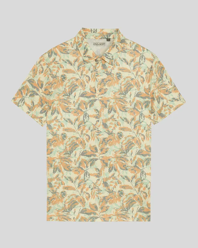 Digital Floral Polo Shirt sold by Lyle & Scott product image thumbnail 5
