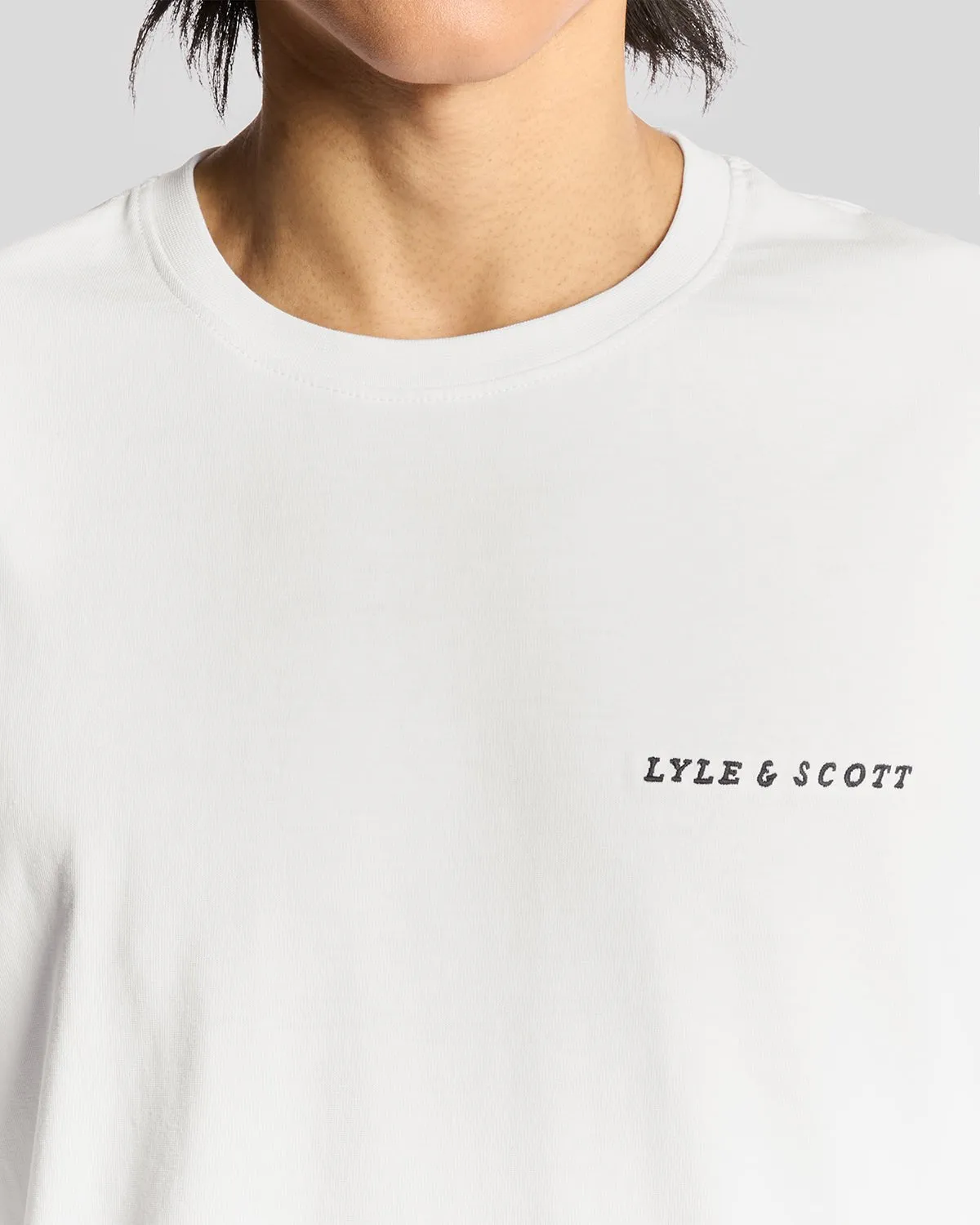 Script Logo Cotton Crew Neck T-Shirt sold by Lyle & Scott product image thumbnail 3