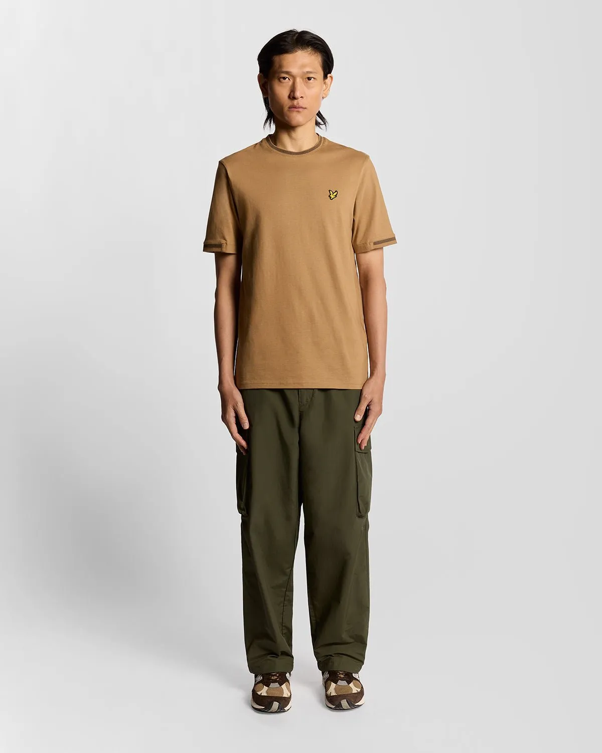 Birdseye Half Tipped T-Shirt sold by Lyle & Scott product image thumbnail 2