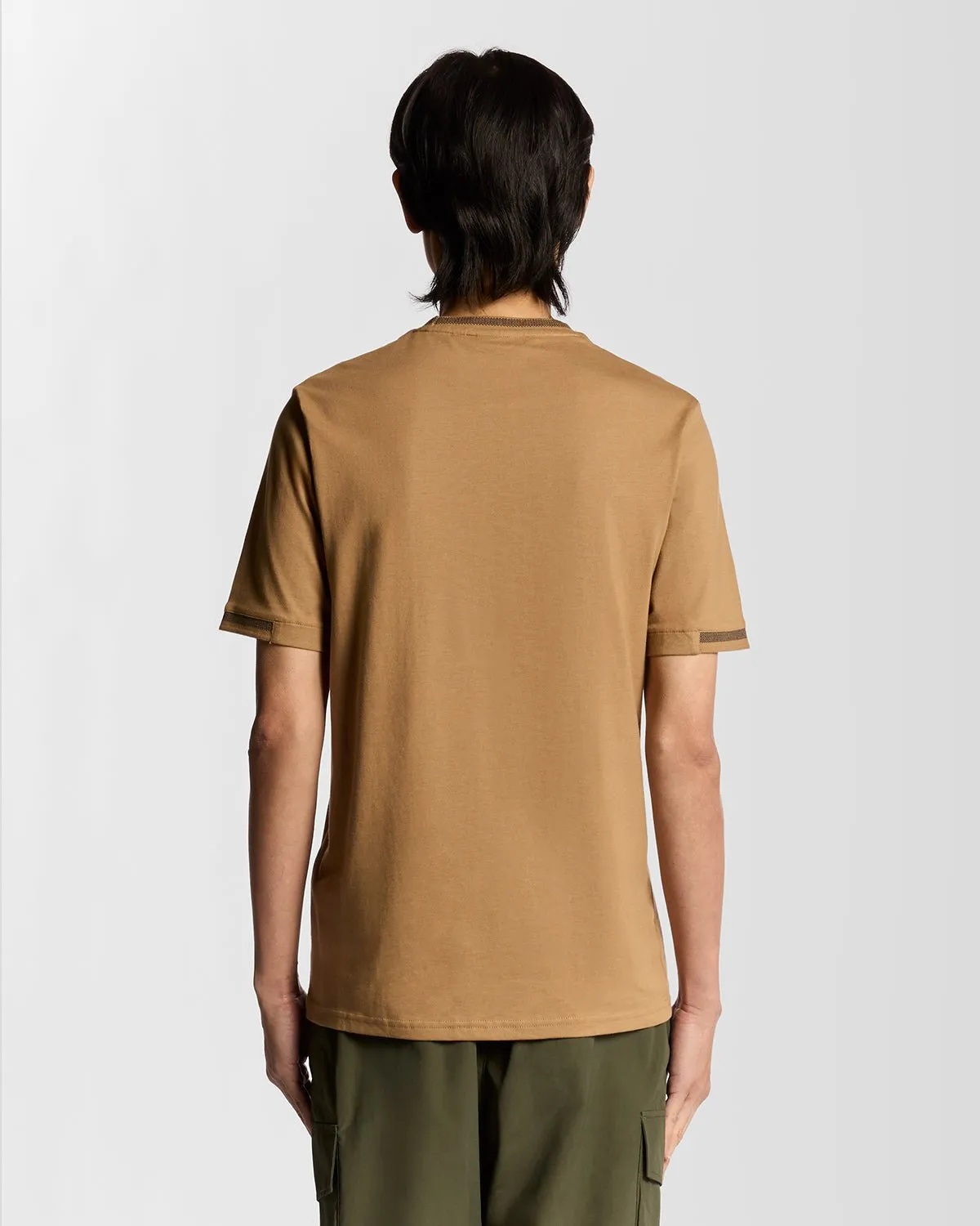 Birdseye Half Tipped T-Shirt sold by Lyle & Scott product image thumbnail 4