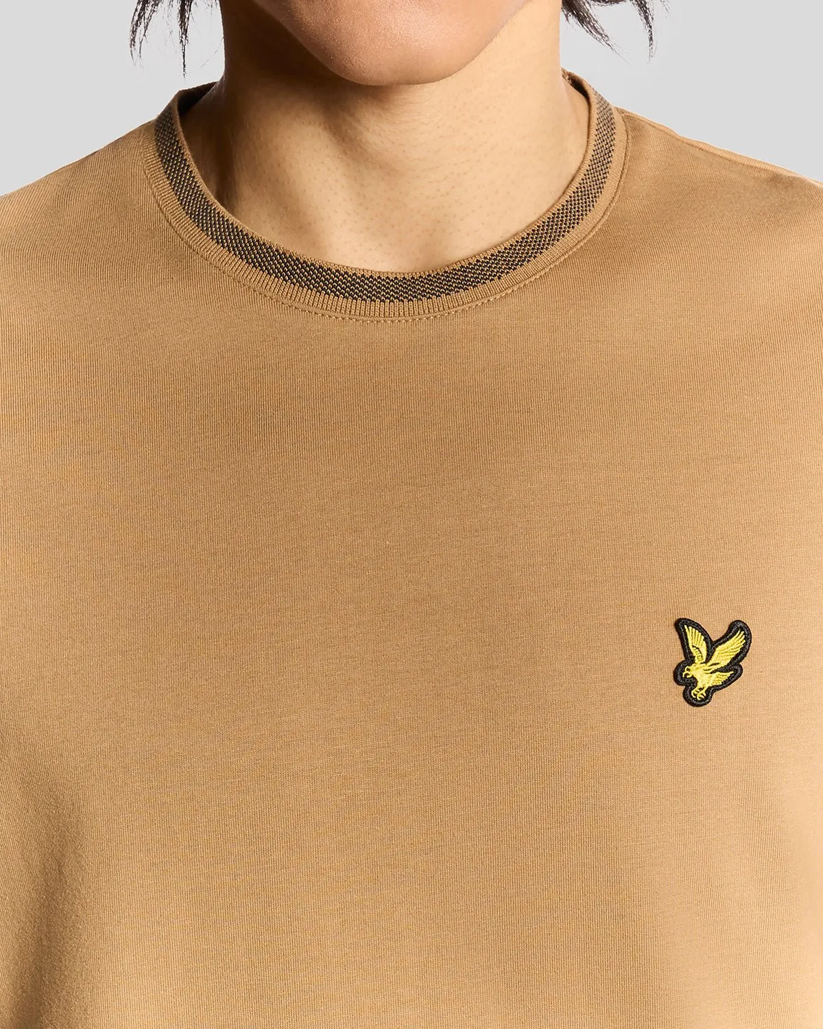 Birdseye Half Tipped T-Shirt sold by Lyle & Scott product image thumbnail 3