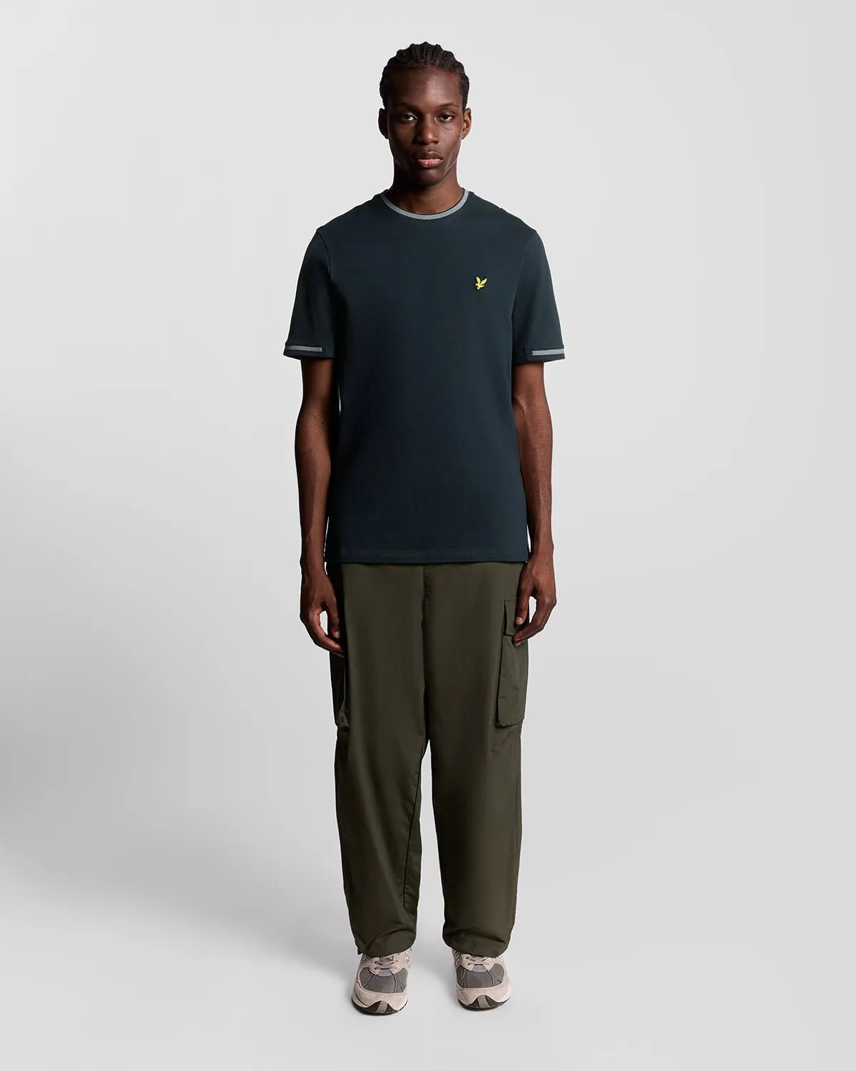Birdseye Half Tipped T-Shirt sold by Lyle & Scott product image thumbnail 2