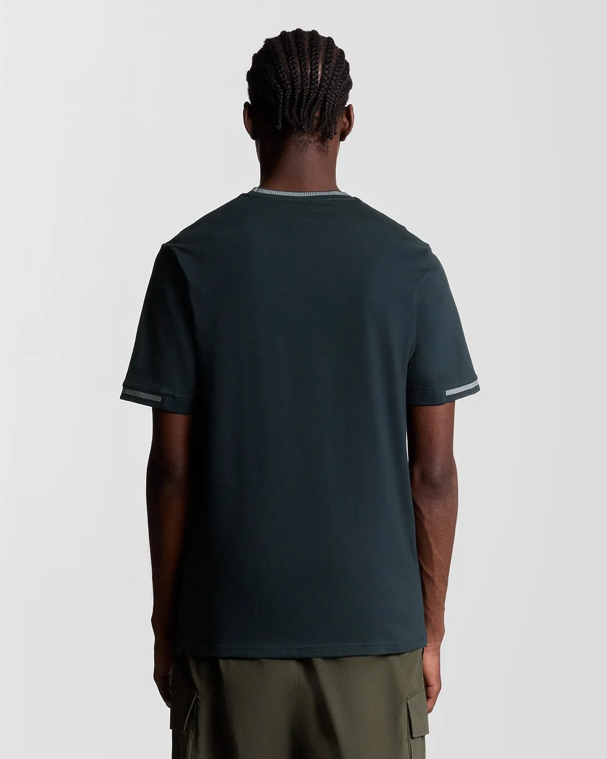 Birdseye Half Tipped T-Shirt sold by Lyle & Scott product image thumbnail 4