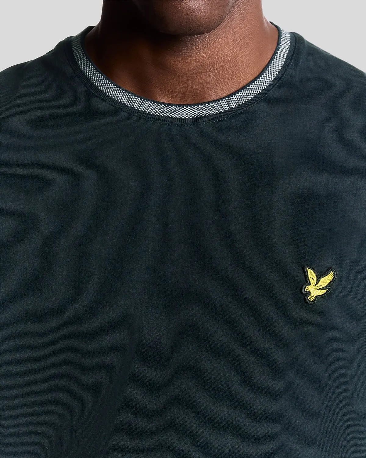 Birdseye Half Tipped T-Shirt sold by Lyle & Scott product image thumbnail 3