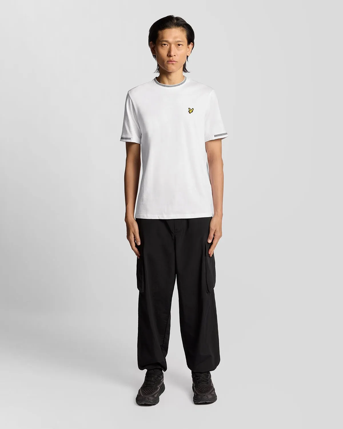Birdseye Half Tipped T-Shirt sold by Lyle & Scott product image thumbnail 2