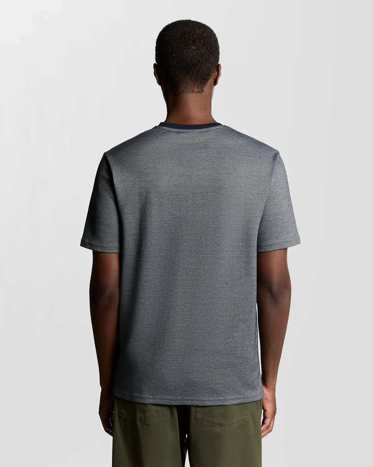 Two Tone Pique T-Shirt sold by Lyle & Scott product image thumbnail 4