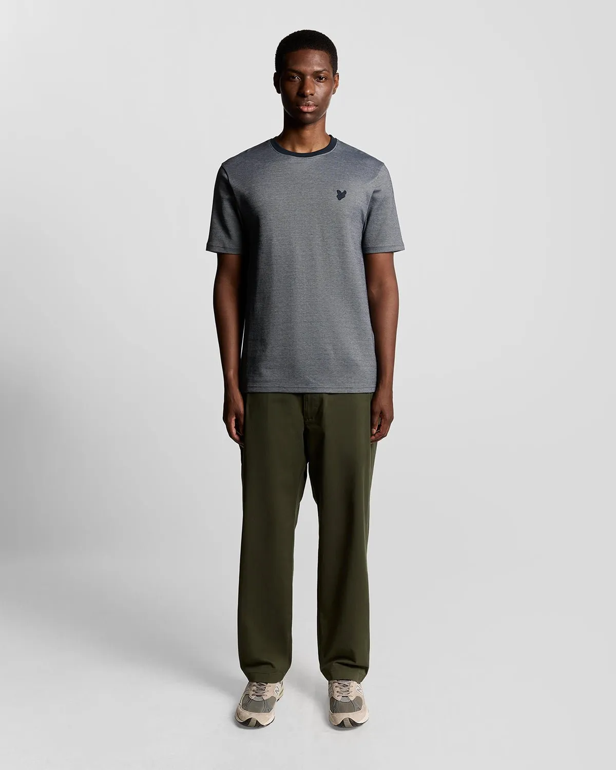 Two Tone Pique T-Shirt sold by Lyle & Scott product image thumbnail 2