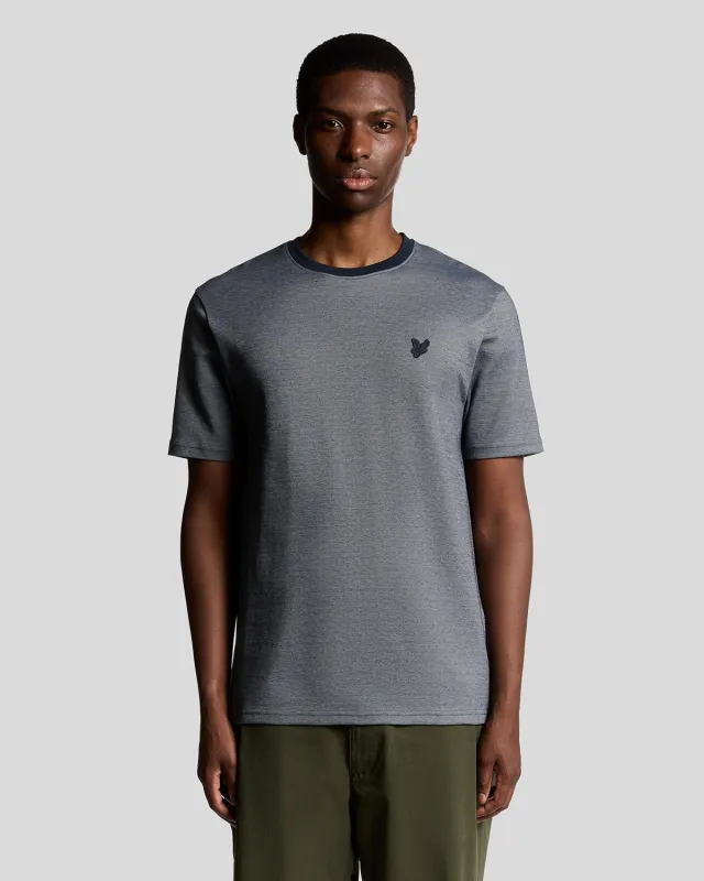 Two Tone Pique T-Shirt sold by Lyle & Scott
